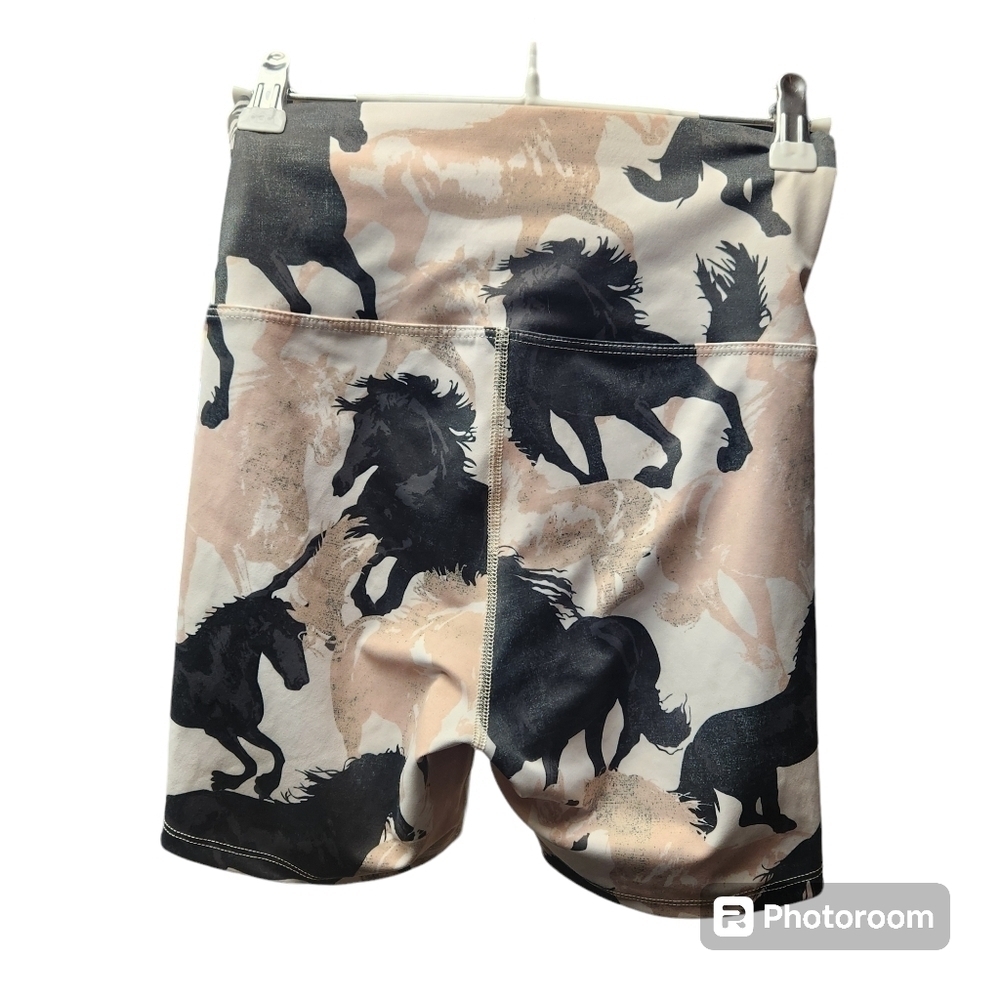 Beach Riot Bike Shorts (Taupe Horse) Women's Clothing Sz. M Athleisure - Picture 3 of 7